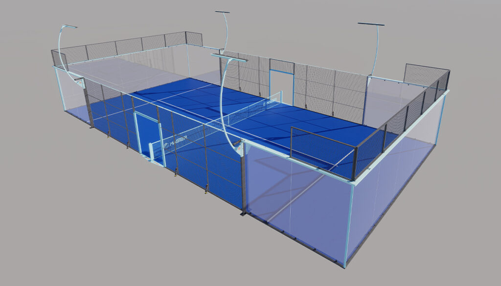 cancha de padel deluxe
